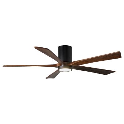 Irene Flushmount 5 Blade Ceiling Fan (W/Blk/60In) - OPEN BOX