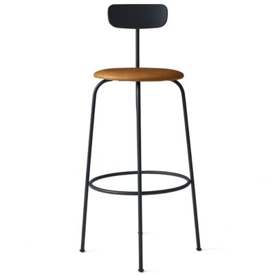 Afteroom Bar / Counter Stool, Upholstered Seat