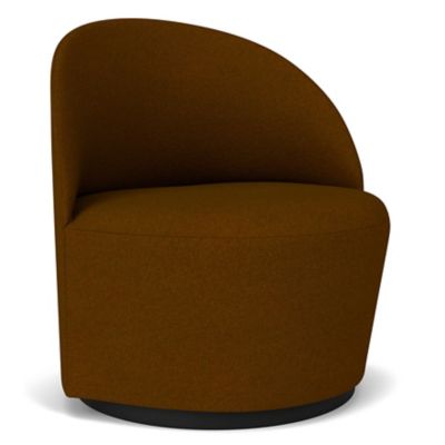 Tearoom Swivel Lounge Chair with Return