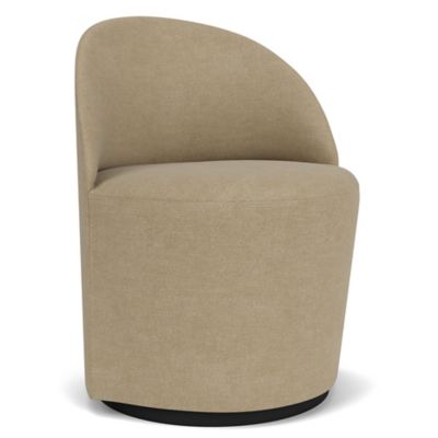 Tearoom Swivel Side Chair with Return