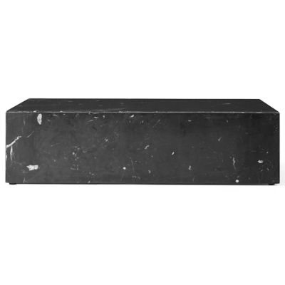 Plinth Coffee Table (Nero Marquina Marble) - OPEN BOX