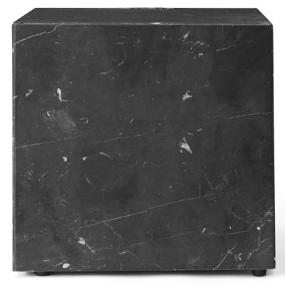 Plinth Cubic Side Table (Black Marquina Marble) - OPEN BOX
