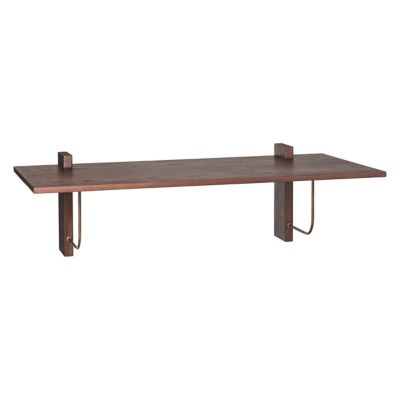 Corbel Wall Mounted Desk (Dark Stained Oak) - OPEN BOX