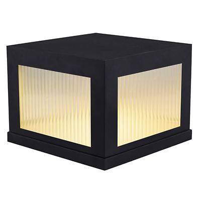 Avenue Outdoor Short LED Post Mount (Black)-OPEN BOX RETURN