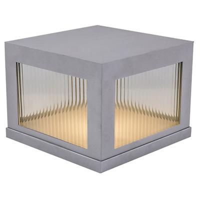 Avenue Outdoor Short LED Post Mount (Silver)-OPEN BOX RETURN