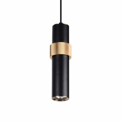Cicada Mini Pendant by Avenue(Black w/Brass)-OPEN BOX
