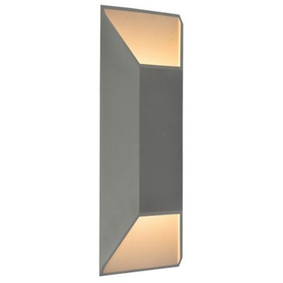 Avenue Outdoor Wall Sconce (Silver|Large) - OPEN BOX