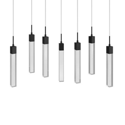 Glacier 7-Light Multi Pendant (Black) - OPEN BOX