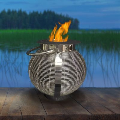 Jupiter 2 in 1 Tabletop Fireplace/Lantern by Anywhere Fireplace at