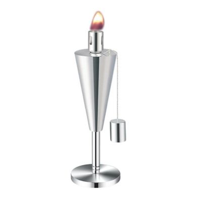 Anywhere Cone Stainless Steel Outdoor Tabletop Torchand 4 Torches by