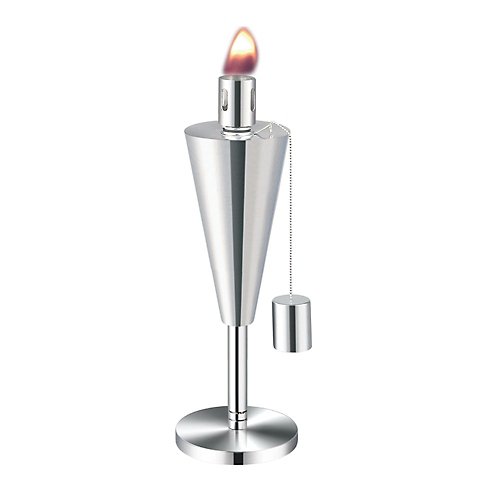 Anywhere Cone Stainless Steel Outdoor Tabletop Torch, 4 Torches