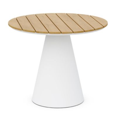 Leon Outdoor Alpine Weather Wood Dining Table