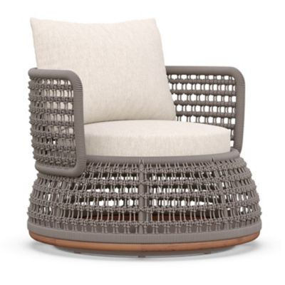 Solara Outdoor Swivel Club Chair