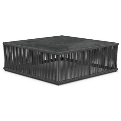 Malta Square Outdoor Coffee Table (Pebble w/Micron)-OPEN BOX