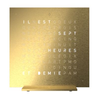 EARTH 13.5 Metal Table Alarm Clock