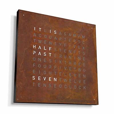 EARTH 45 CREATOR´S EDITION RUST Wall Clock With Black Body