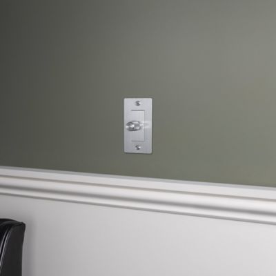 Shown in Steel finish, in use