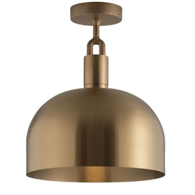 Forked Dome Semi-Flushmount