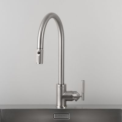 Cross Dual-Spray Mixer Pull-Out Kitchen Faucet