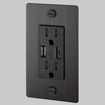 1-Gang Duplex USB A+C Outlet