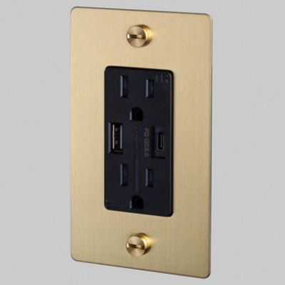 1-Gang Duplex USB A+C Outlet