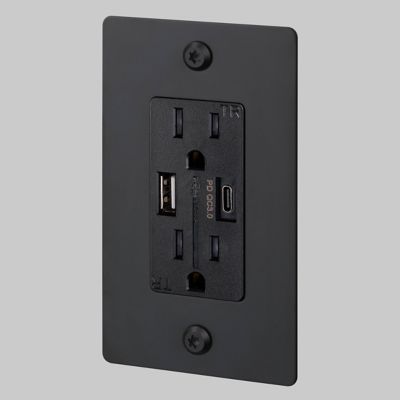 1-Gang Duplex USB A+C Outlet