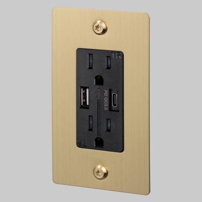 1-Gang Duplex USB A+C Outlet