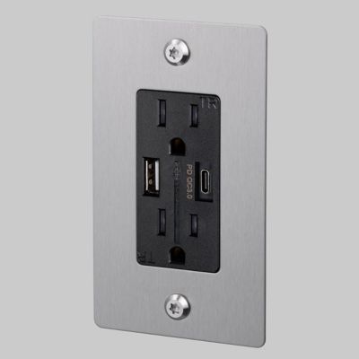 1-Gang Duplex USB A+C Outlet