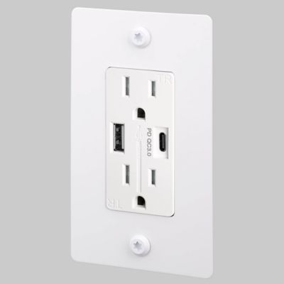 1-Gang Duplex USB A+C Outlet