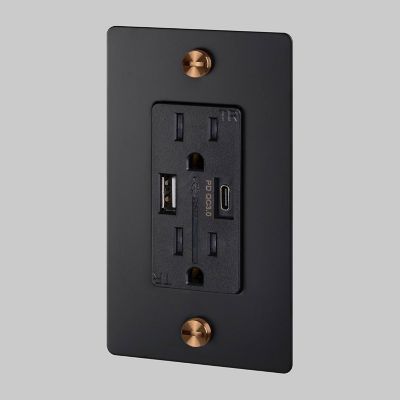 1-Gang Duplex USB A+C Outlet