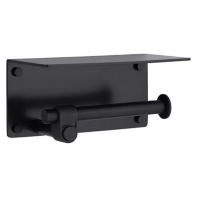 Cast Toilet Roll Holder With Shelf