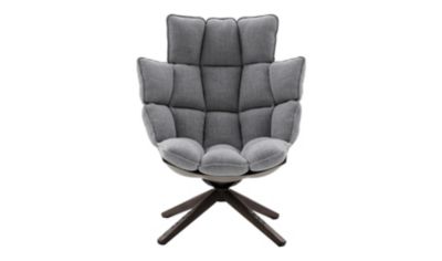 Husk Swivel High Armchair
