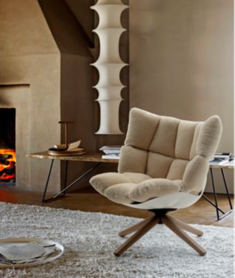 Husk swivel armchair sale