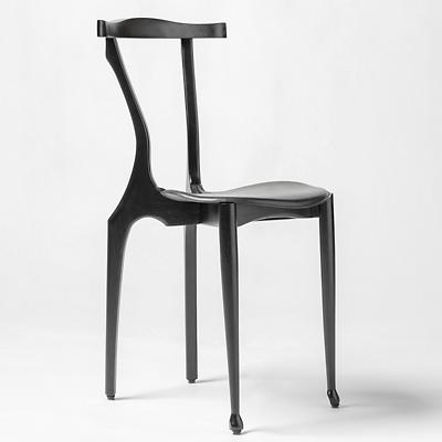 Gaulinetta Dining Chair with Leather Seat