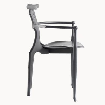 Gaulino Dining Armchair with Leather Seat