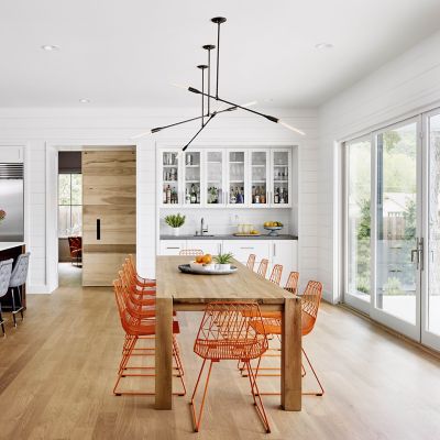 Shown in Orange finish, in use