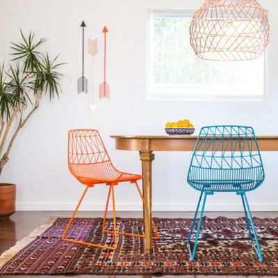 Shown in Peacock Blue and Orange finish, in use