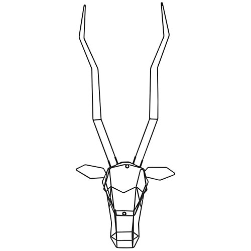 Gazelle Trophy Head