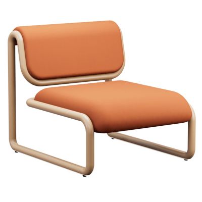 Tube Upholstered Lounge Chair