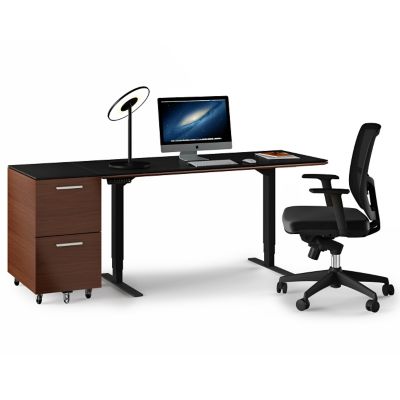 Shown in Chocolate Stained Walnut finish, Small size