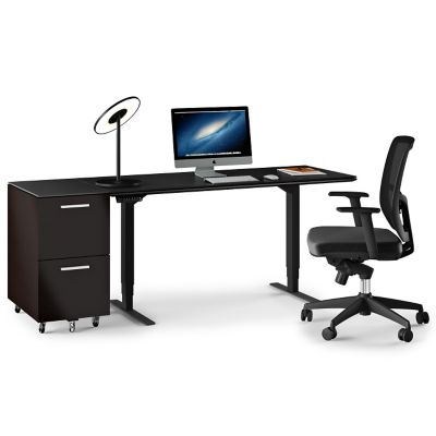 Shown in Espresso Stained Oak finish, Small size