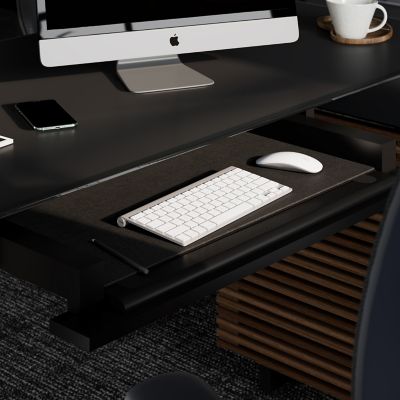 Shown in Natural Walnut/Black finish/base, in use