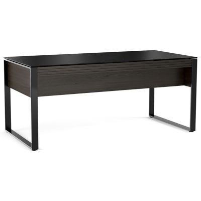 Corridor Executive Desk (Charcoal Stained Ash) - OPEN BOX