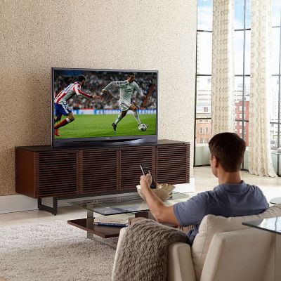 Shown in Chocolate Stained Walnut finish, Quad-Wide, in use