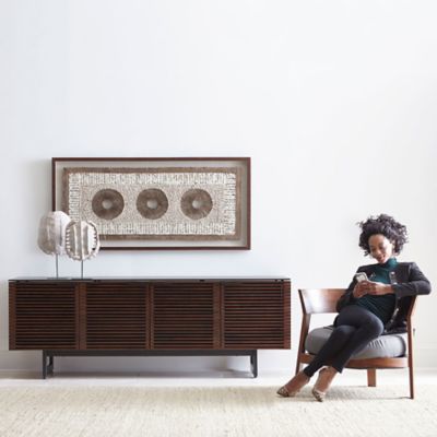 Shown in Chocolate Stained Walnut finish, Quad-Wide, in use