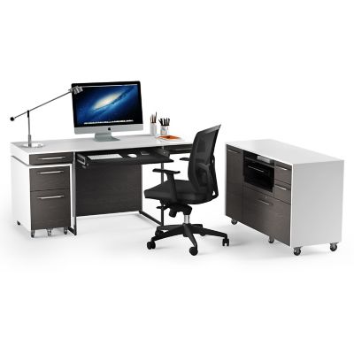 Shown in Satin White/Charcoal finish