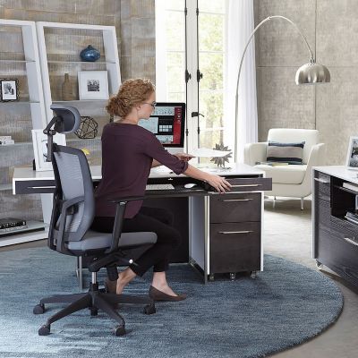 Shown in Satin White/Charcoal finish