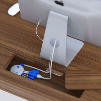 Shown in Walnut finish