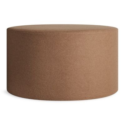 Bumper Ottoman with Sunday J Sectional Sofa, Common Leather Stool and Bumper Ottoman Tray