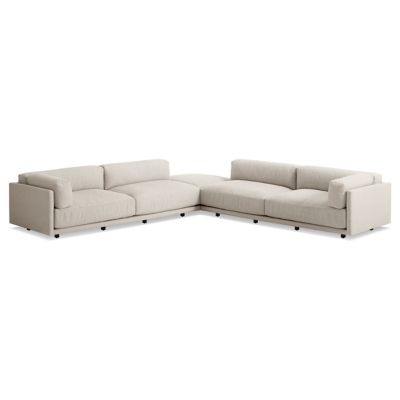 Sunday Backless L Sectional Sofa